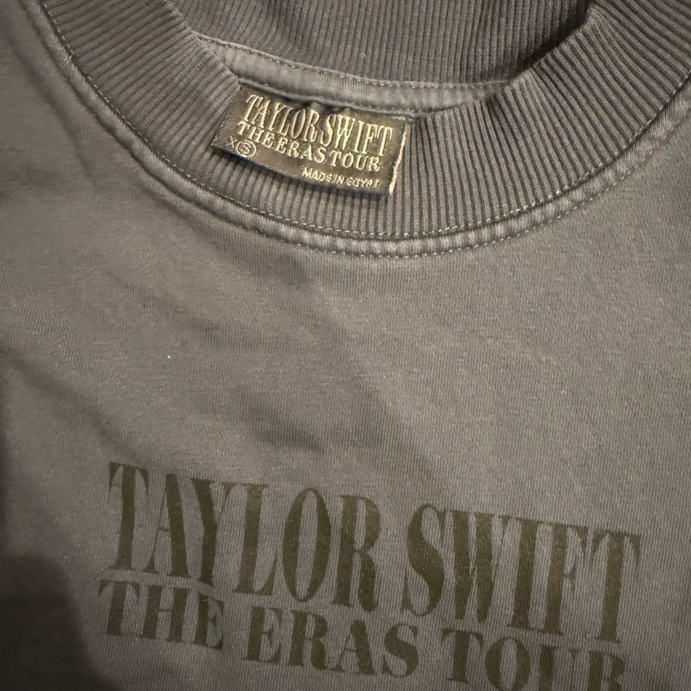 Taylor Swift The Eras Tour Charcoal Sweatshirt
